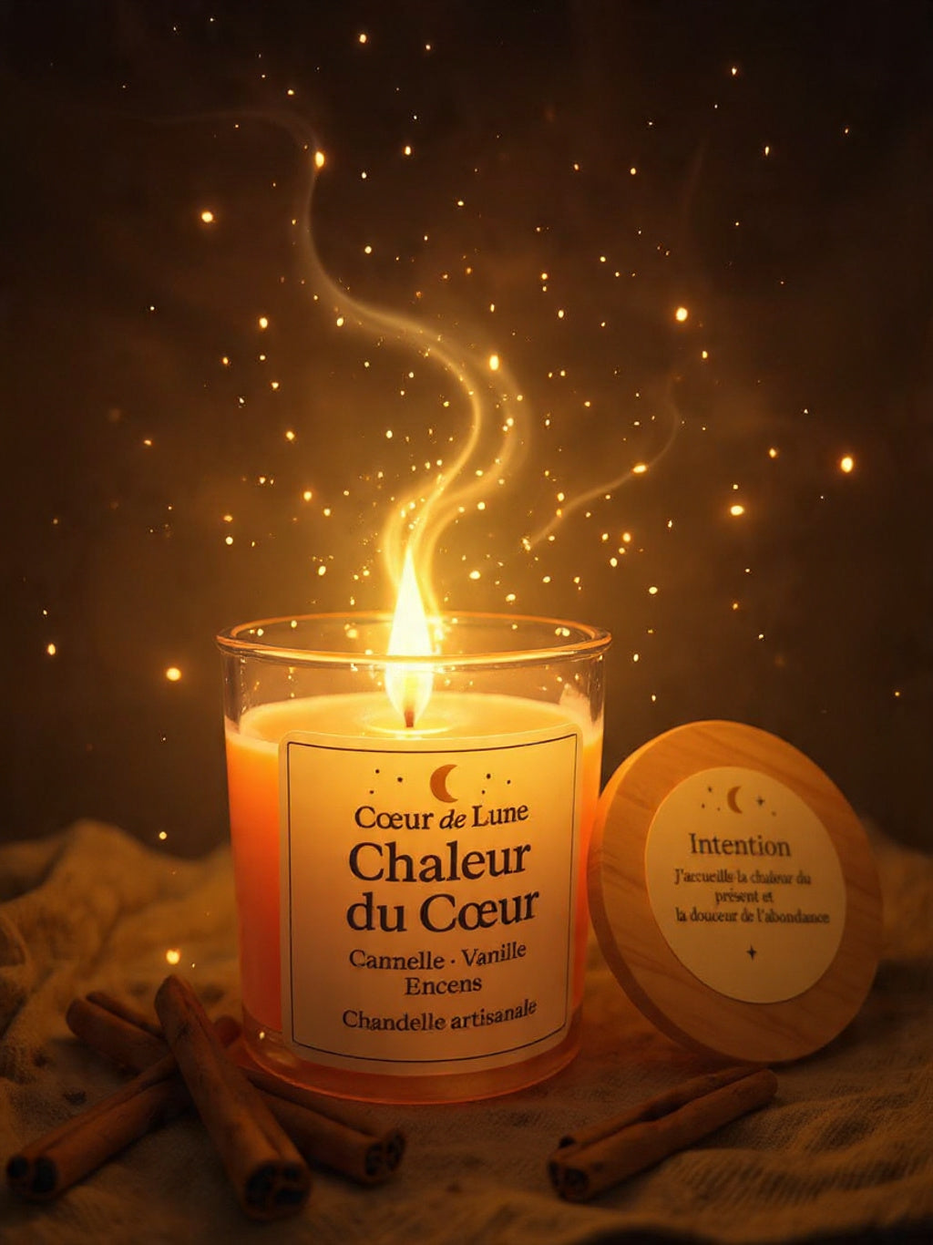 Chandelle Chaleur Du Cœur