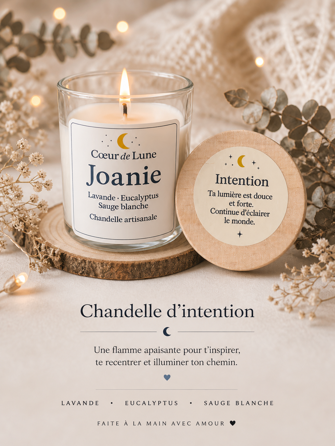 Chandelle personnalisée