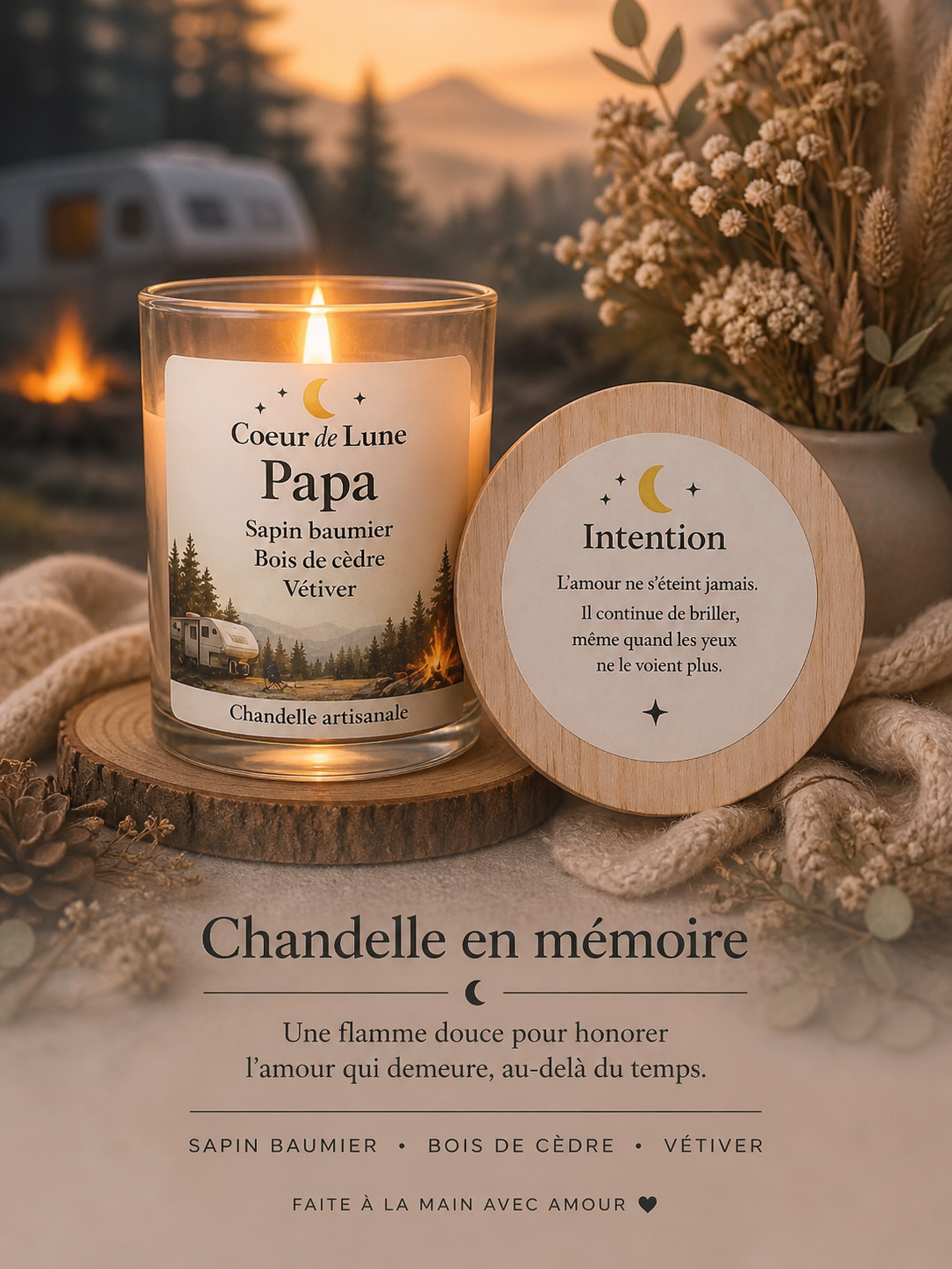 Chandelle personnalisée